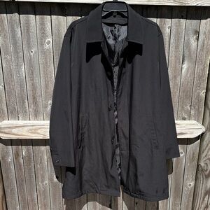 Calvin Klein 40R black coat.
